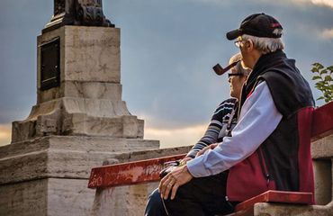 Older Chinese couple